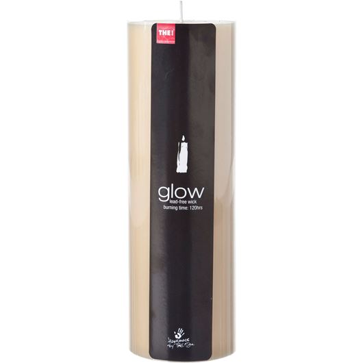 GLOW pillar candle 8x23 cream