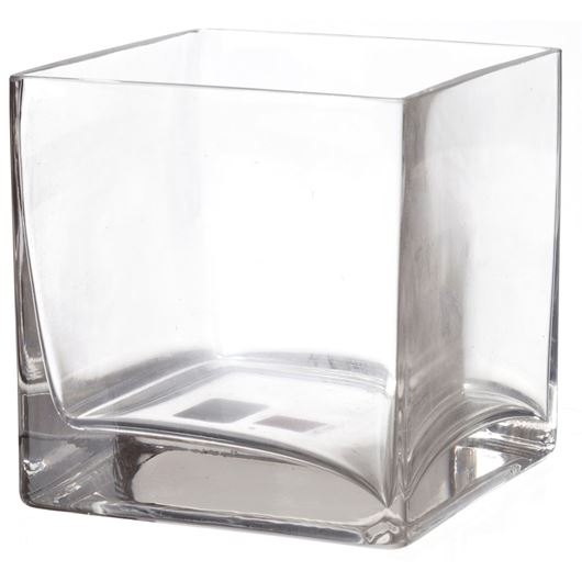Picture of DUSTRA vase square 13cm clear