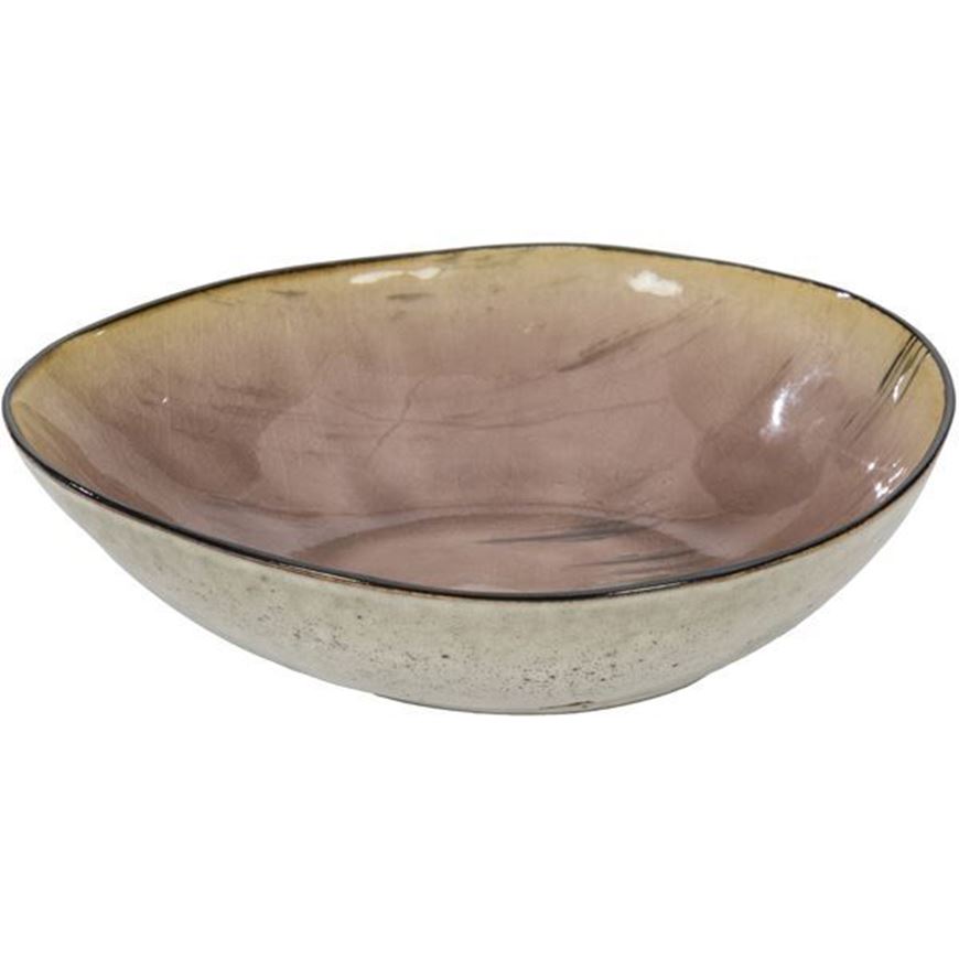 MISTY bowl d19cm pink/cream