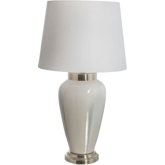 ADORIA table lamp h70cm white/blue