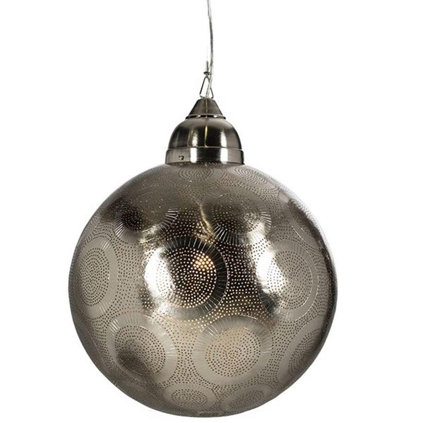 Picture of CARY pendant lamp d50cm nickel
