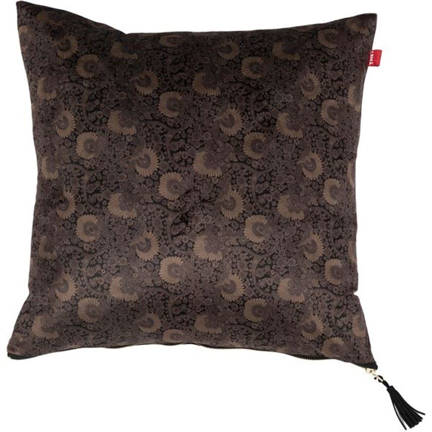 Picture of ROCCO cushion cover 45x45 brown/blue