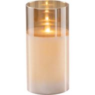 GLIMMER flameless candle 10x20 gold