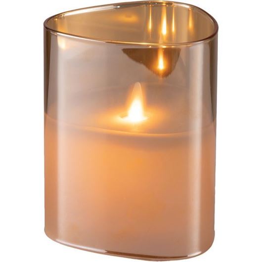 DAZZLE flameless candle 9x13 gold