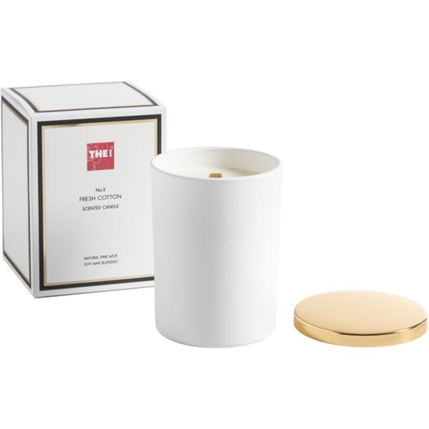 Picture of FRESH COTTON candle white