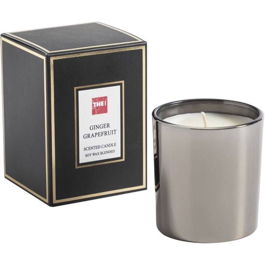Picture of GINGER GRAPEFRUIT candle grey