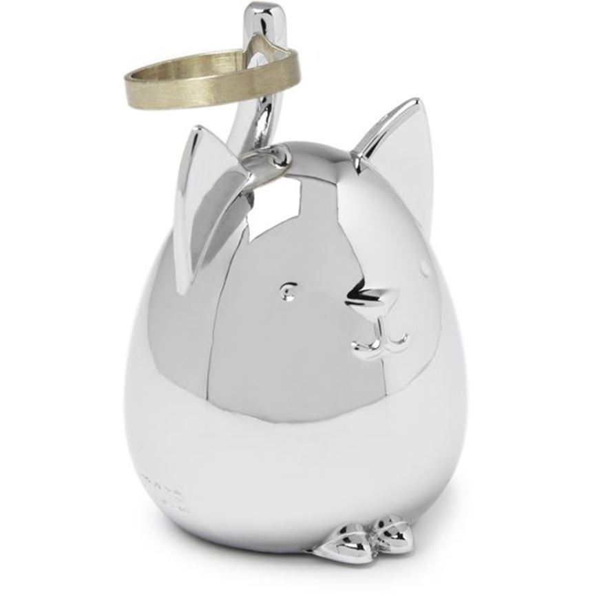 Picture of SQUIGGY cat ring holder stainless steel
