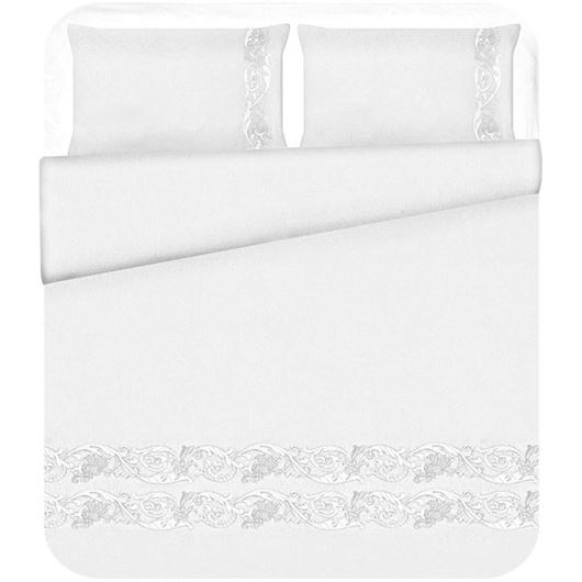 Picture of CAMELLIA duvet cover set of 3 white