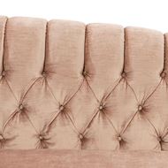 LOUIE sofa 2.5 + chaise lounge Left pink