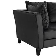 LOOS sofa 2 microfibre dark grey