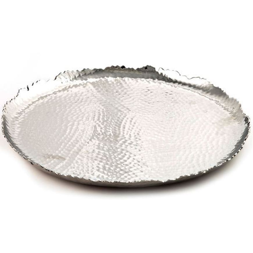 ROSELL candle plate d19cm silver