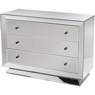 QUANG chest 3 drawers clear
