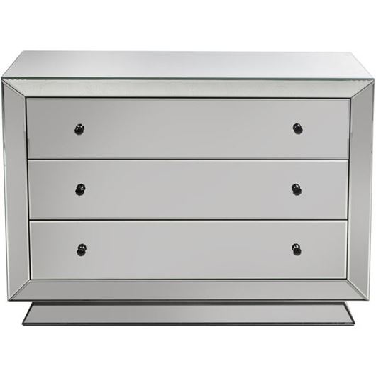 QUANG chest 3 drawers clear