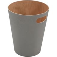 WOODROW waste can natural/grey