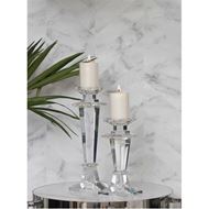 IVAN candle holder h51cm clear