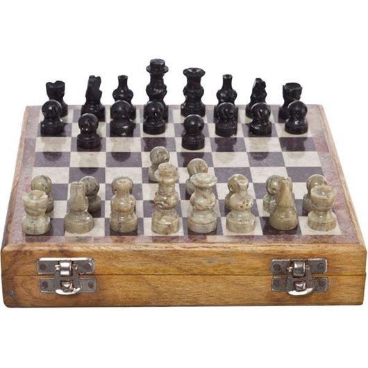 TUCKER chess game brown