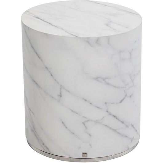 Picture of MARBO side table d40cm white