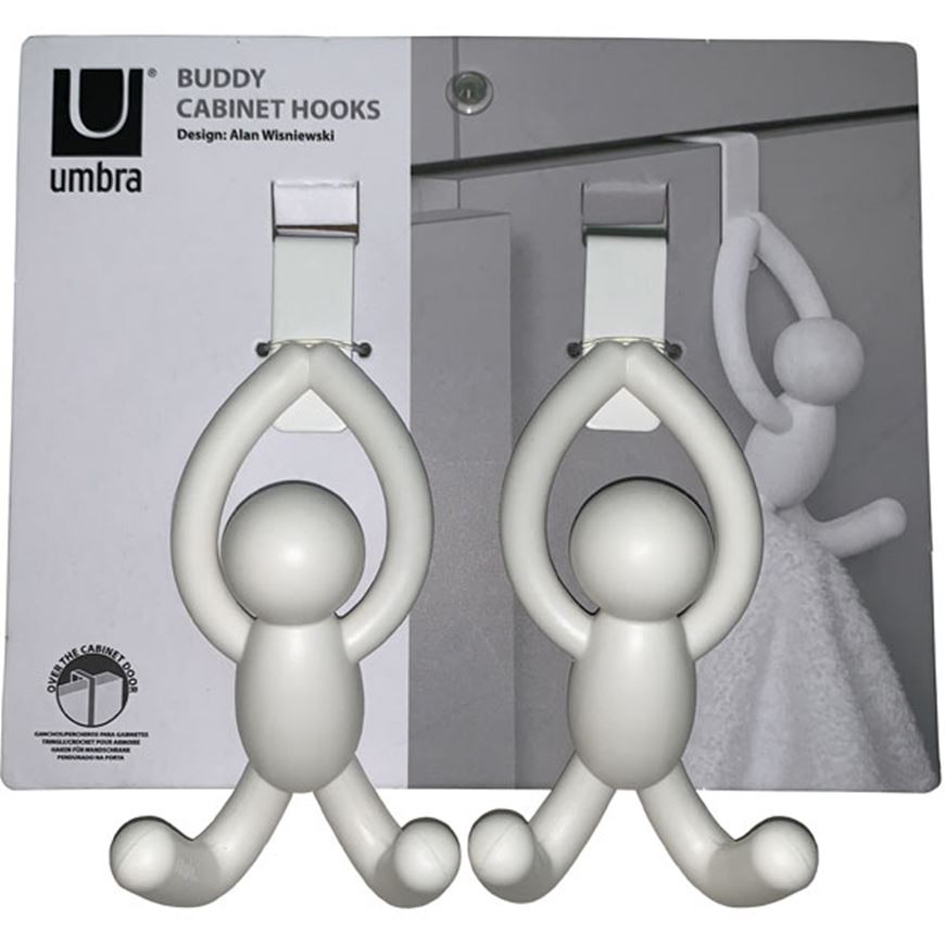 Picture of BUDDY hook set of 2 white