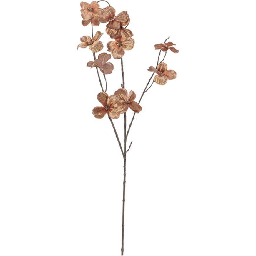 Picture of VELVET dogwood stem h99cm pink