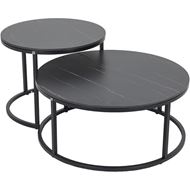 SAMS coffee table set of 2 black