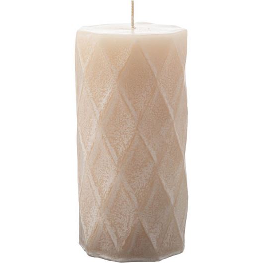 Picture of RHOMBUS pillar candle 8x16 pink