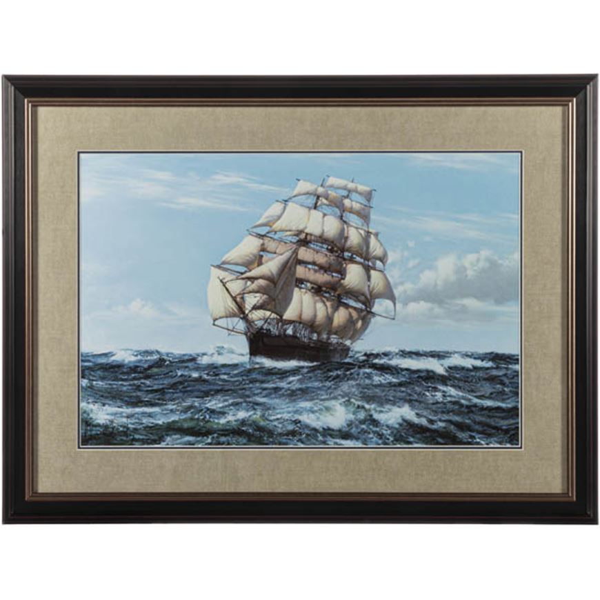 Picture of RACING HOME - The Cutty Sark print 100x75 black