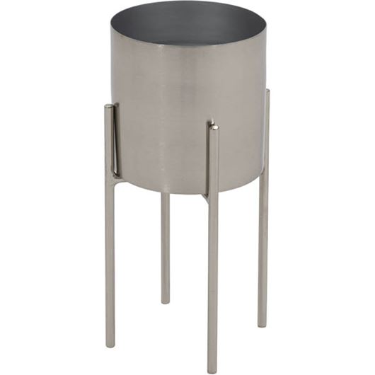 Picture of DREAM planter with stand h33cm nickel