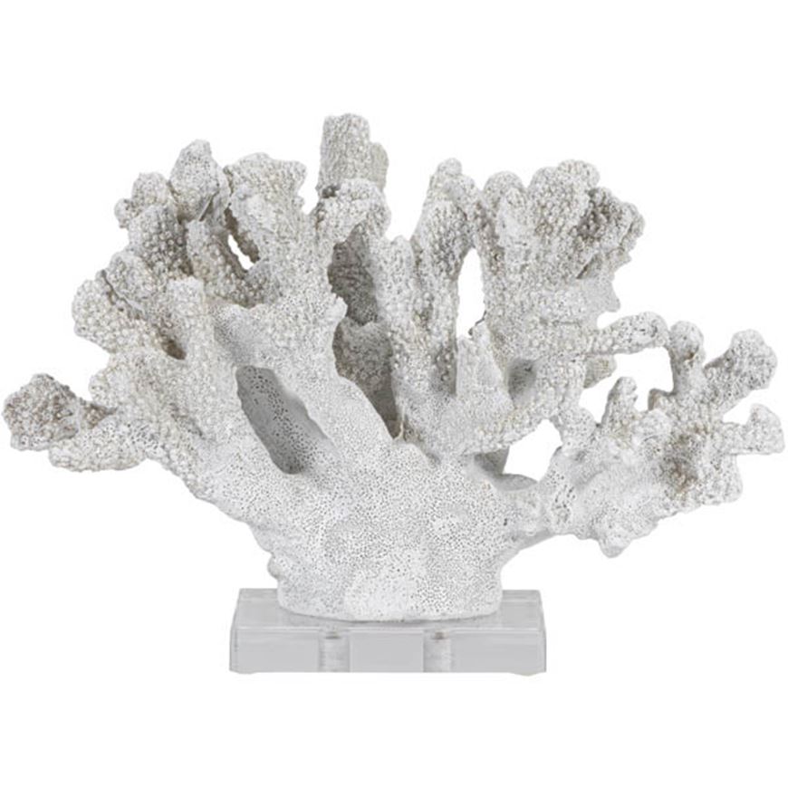 Picture of MESSIN coral decoration h21cm white