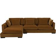 BELLUCCI sofa 3 + chaise lounge Left yellow