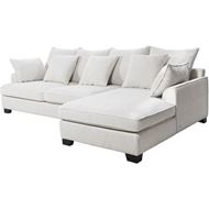 PAROS sofa 2.5 + chaise lounge Right white