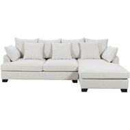 PAROS sofa 2.5 + chaise lounge Right white