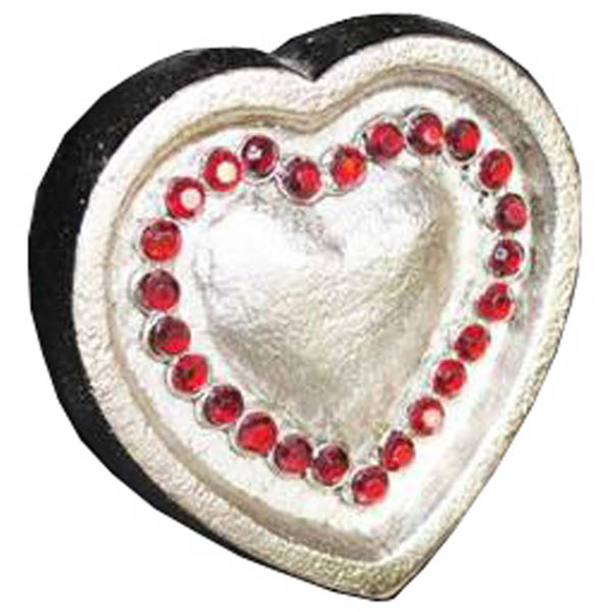Picture of HEART napkin ring nickel
