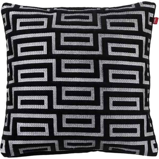 Picture of CHELAN cushion cover 45x45 black and white