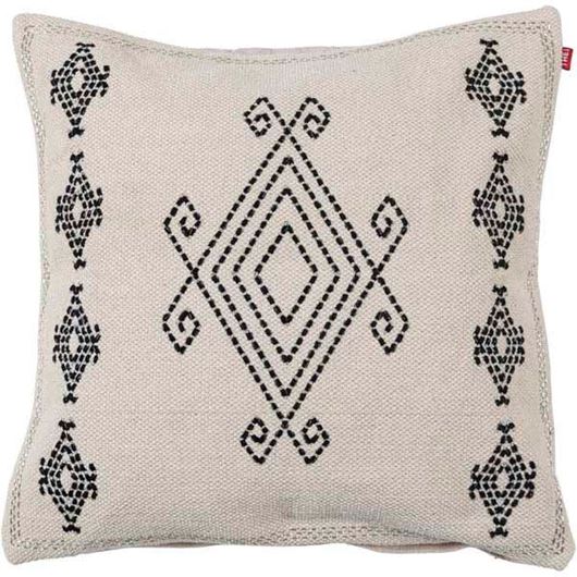 ASMARA cushion cover 50x50 white/black