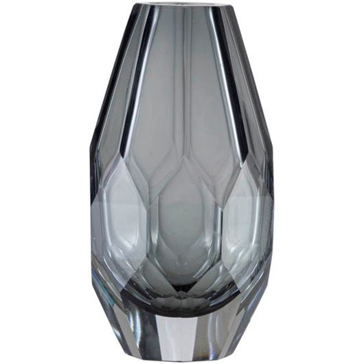 DELPHI vase h21cm grey