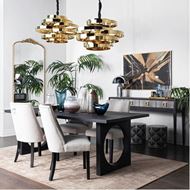 LEAD dining chair beige/black