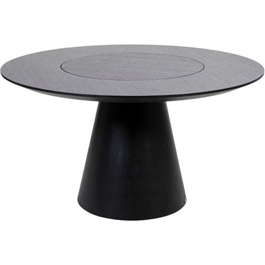 EDNA dining table d136cm black