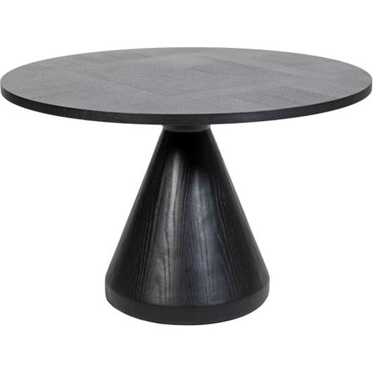 SLADE dining table d120cm black