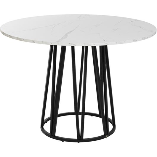 Picture of SOLARFIRE dining table d110cm white