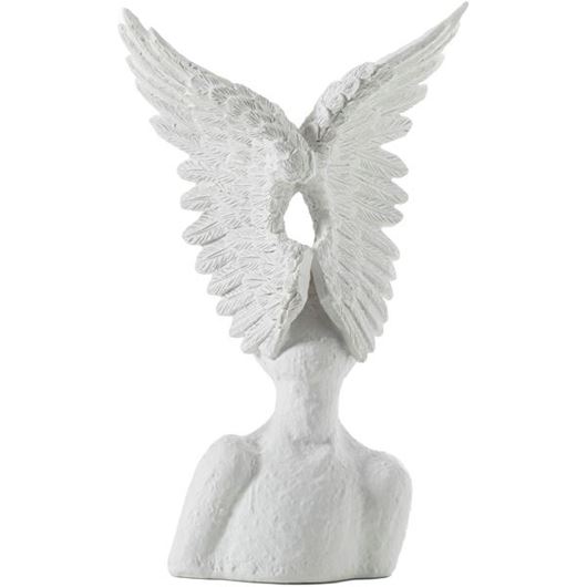 ANGEL decoration h36cm white