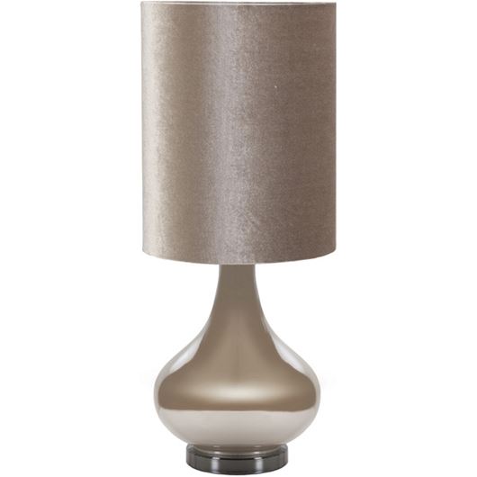 Picture of VELVET table lamp h62cm cream/cream