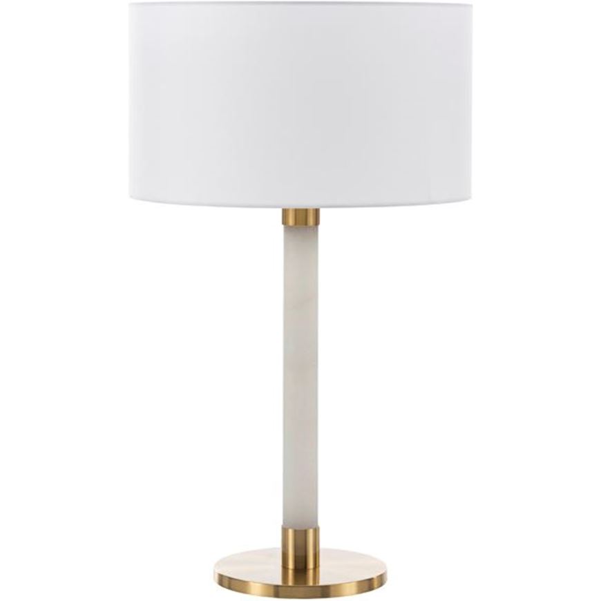LUIS table lamp h72cm white/brass