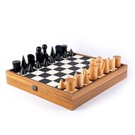 HERA chess set 40x40 brown