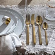 NEVES cutlery set of 4 gold