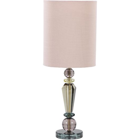 Picture of CAIA table lamp h66cm pink/multicolour