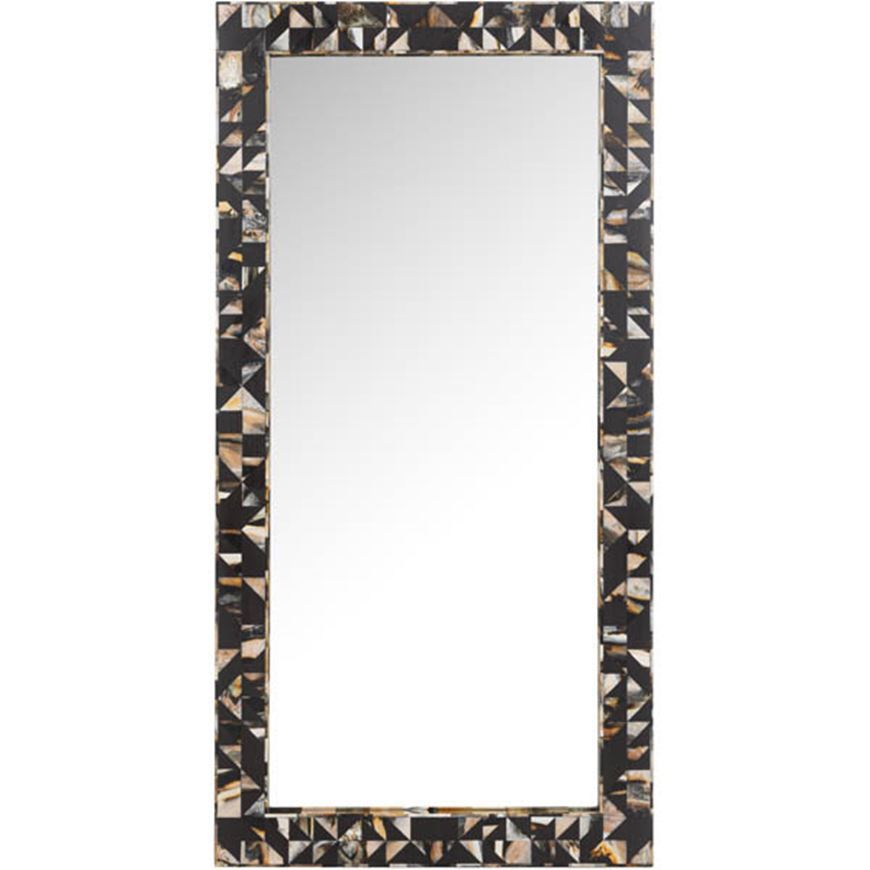 Picture of SAMODE floor mirror 200x100 brown/black
