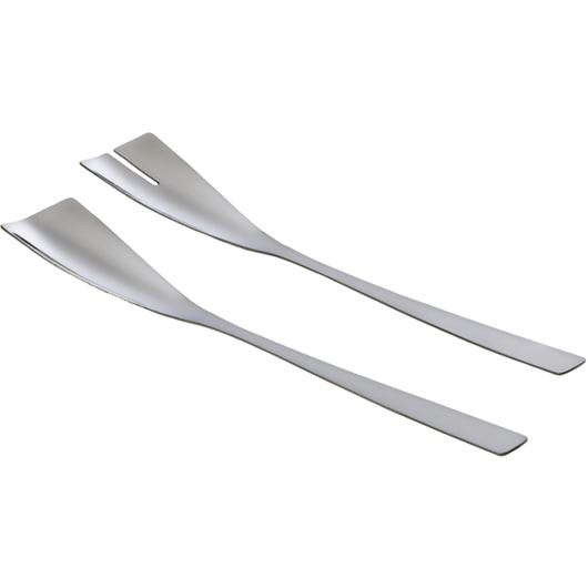 Picture of DAISY salad server set of 2 silver