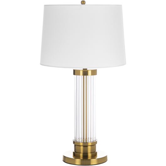 Picture of CORA table lamp h70cm white/gold