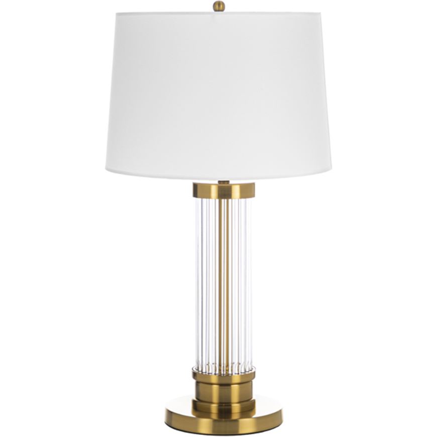 Picture of CORA table lamp h70cm white/gold