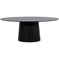 CARBONARA dining table black - 200x110cm